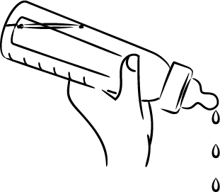 Étape 4 : Vérifiez régulièrement que les tétines ne soient pas usées ou déchirées. Remplacez les tétines qui ont l’air usé ou qui sont décolorées. Remplacez les tétines tous les 3 mois. Les tétines ont différents débits. Les nouveau-nés préfèrent un débit lent. Les bébés plus âgés préfèrent une tétine à débit plus rapide.