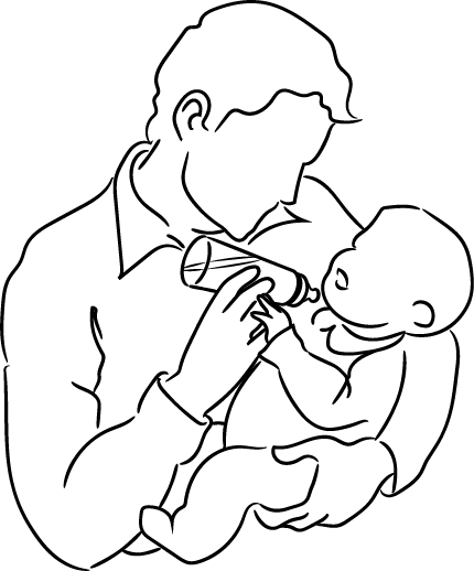 Étape 6 : Attendez que votre bébé ouvre la bouche.