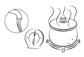 Étape 3 : Faire couler l’eau froide pendant au moins 2 minutes avant de remplir la casserole. (Utiliser un filtre approuvé si vous avez des conduites d’eau en plomb.) Remplir la casserole et faire bouillir l’eau pendant 2 minutes. Laisser refroidir l’eau et l’utiliser dans les 30 minutes.
