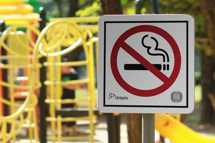 Order Smoke-Free Ontario Act Signs
