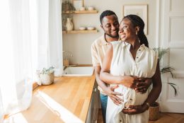 Picture of a pregnant couple